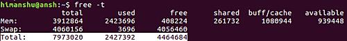 Linux下free命令常用实例有哪些
