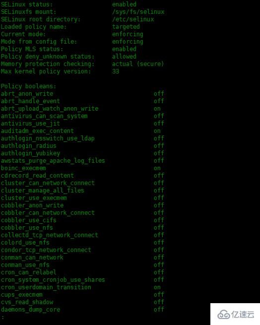 怎么使用sestatus命令查看SESELinux当前状态