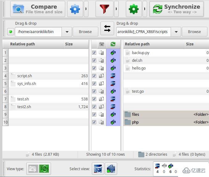 Ubuntu中怎么使用reeFileSync进行对比及同步文件