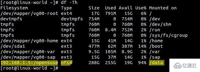 Linux常用命令df怎么用