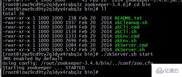 Linux如何啟動(dòng)zookeeper