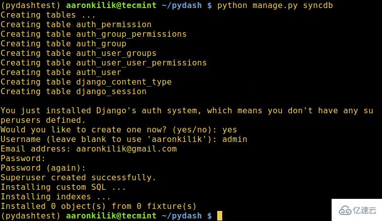 Linux pyDash怎么使用