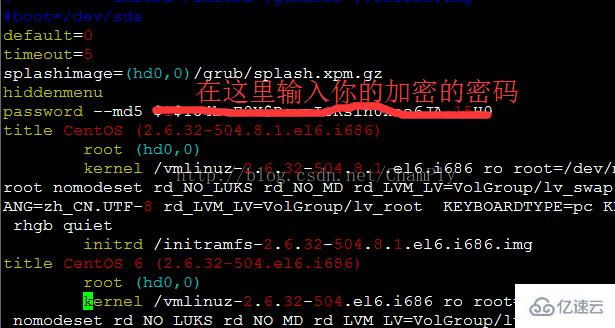 Linux怎么给单用户模式设置密码