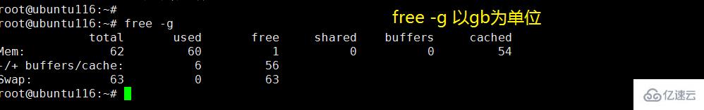 Linux系统命令free的使用方法
