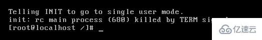 Linux如何进入单用户模式修改管理员密码