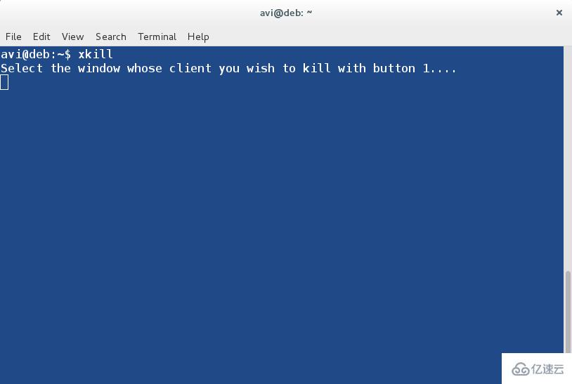 如何使用xkill命令杀掉Linux进程/未响应的程序