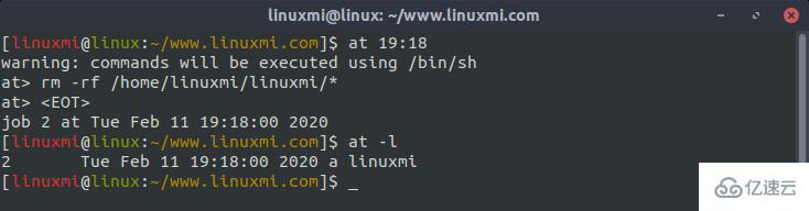 如何分析Linux下at延时任务和crontab定时任务命令