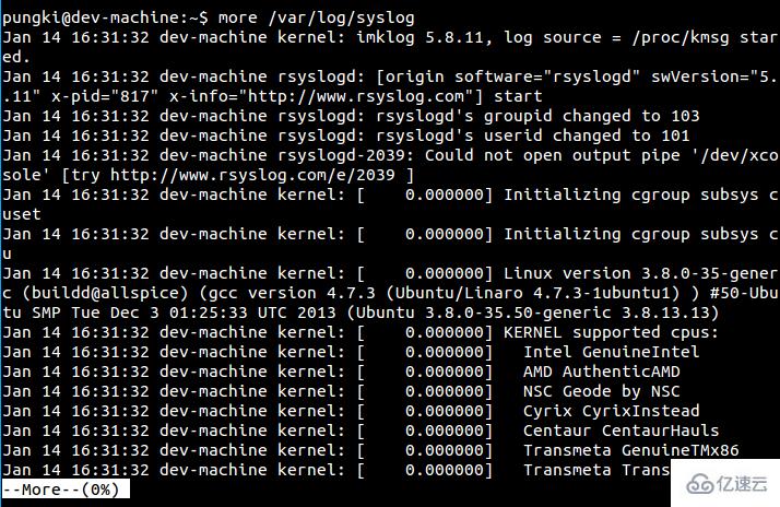 Linux中的more命令如何實(shí)現(xiàn)逐頁(yè)顯示長(zhǎng)文本文件