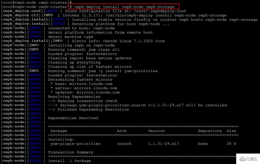 如何在CentOS 7.0上配置Ceph存储