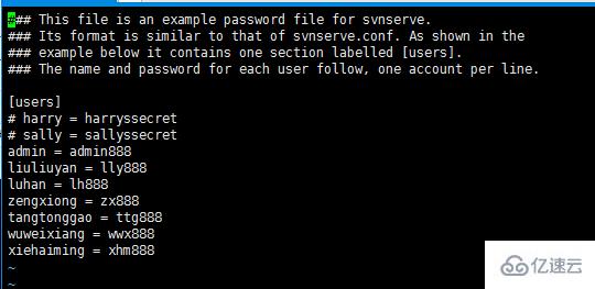 Linux搭建svn服务器的示例分析