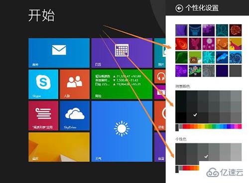 win8系統(tǒng)中如何設(shè)置開始屏幕背景