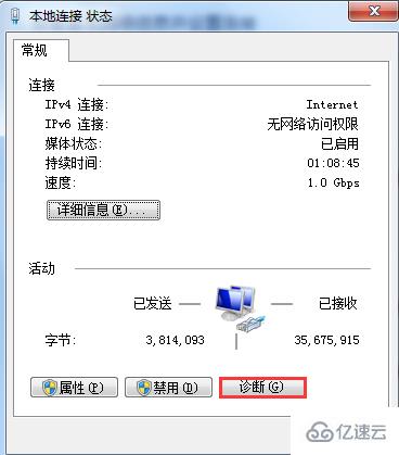 win7系統(tǒng)以太網(wǎng)連接受限怎么解決