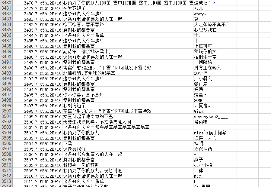 怎么用Python采集雪中悍刀行的弹幕做成词云