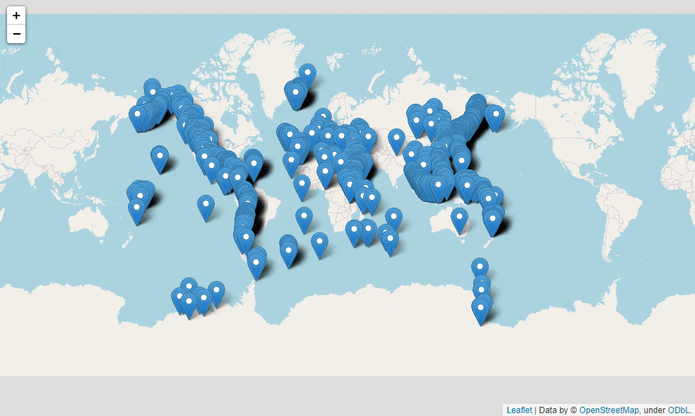 如何使用Python实现可视化分析全球火山分布