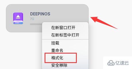 windows deepinu盘怎么格式化