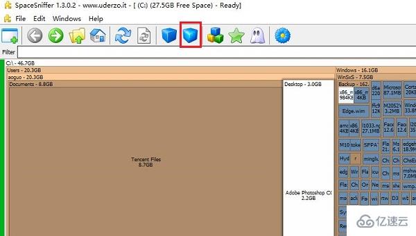 windows spacesniffer磁盘怎么清理