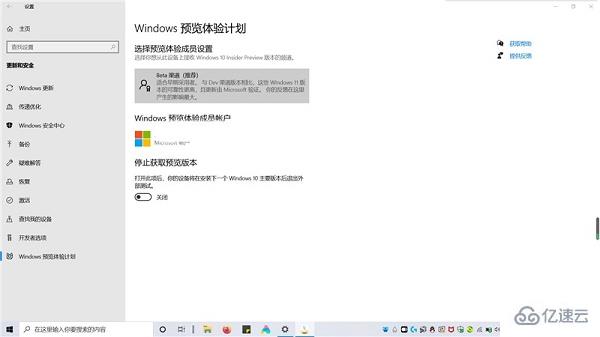 beta渠道推送了win11吗