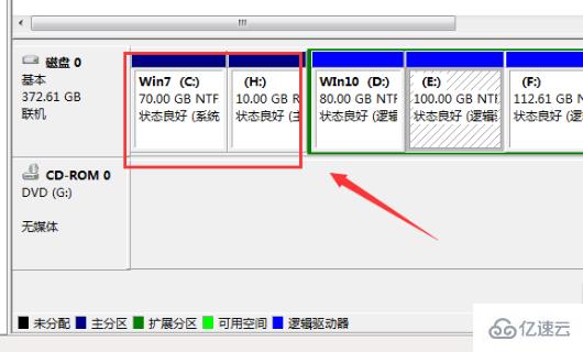 windows7硬盘如何合并分区  windows7 第3张