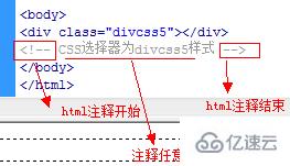 html5中怎么表示注释内容