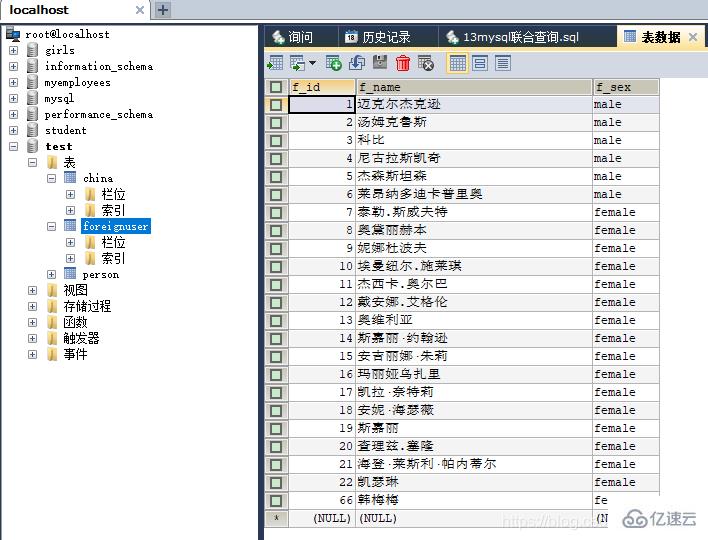 mysql查询结果该如何合并