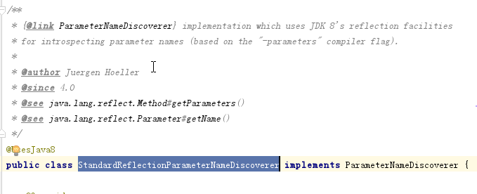 java怎么通过反射获得方法真实参数名