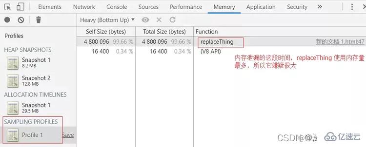 JavaScript内存泄漏实例分析