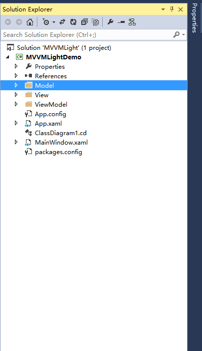 MVVMLight项目Model View结构怎么写