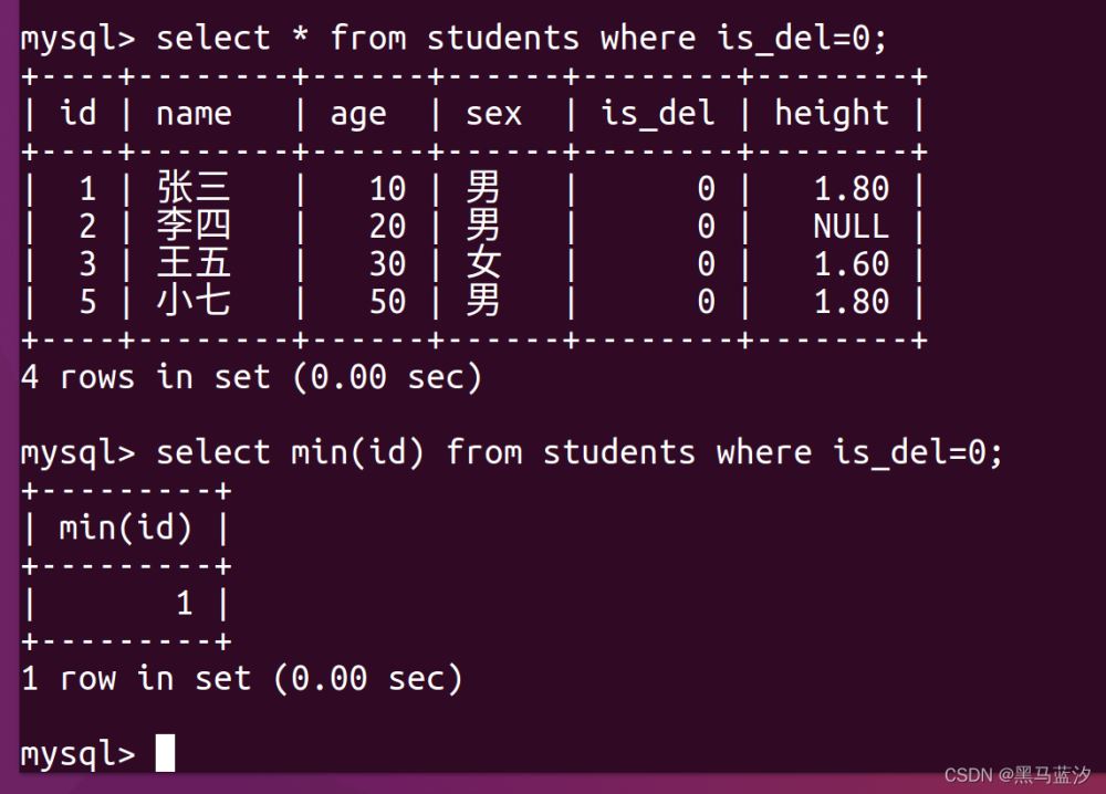 MySQL高级查询语法是什么