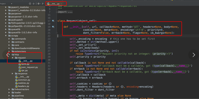 python scrapy框架中Request对象和Response对象怎么用