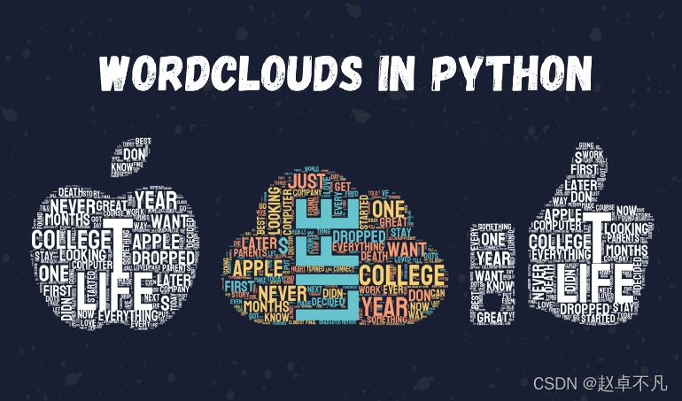 Python如何制作个性化的词云图