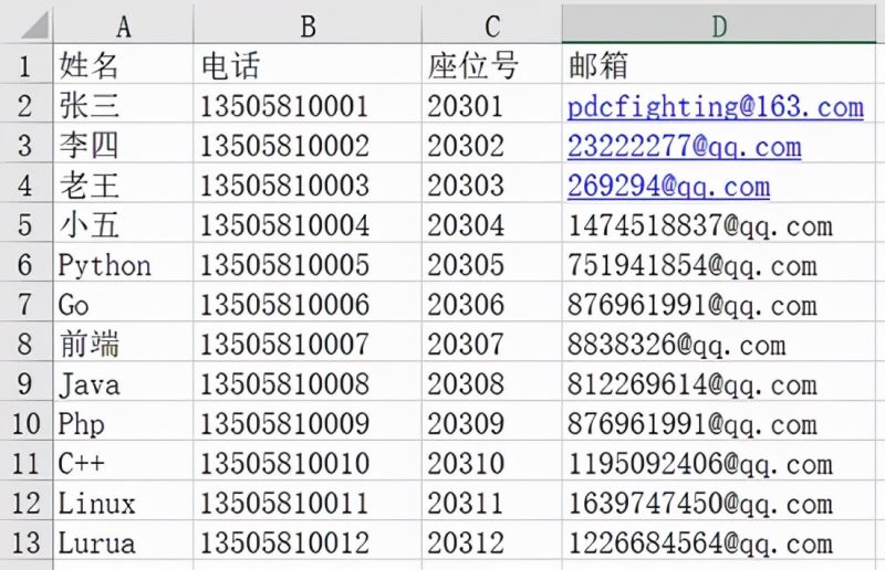 Python群发邮件案例分析