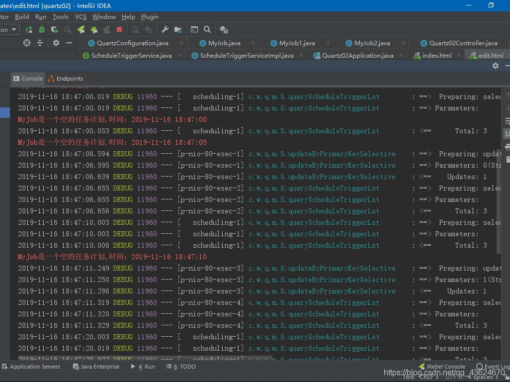 如何集合SpringBoot+Quartz+数据库存储