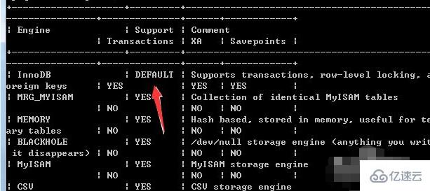 如何查询mysql的存储引擎