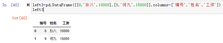 python pandas中如何实现合并与拼接