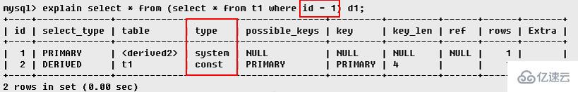 MySQL的explain如何使用