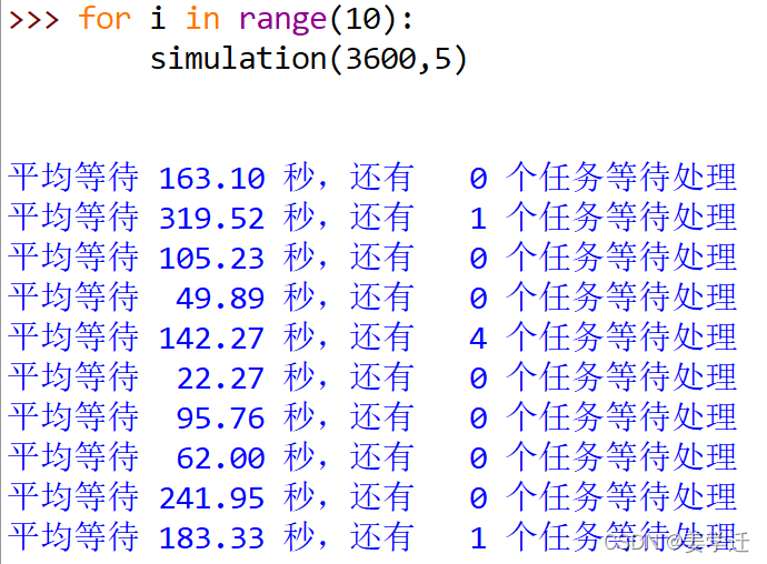 Python的队列实例分析