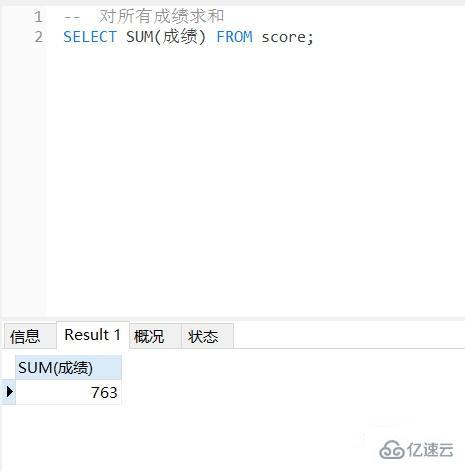 mysql如何分组求和