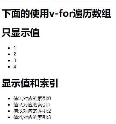 Vue.js中v-for指令怎么用