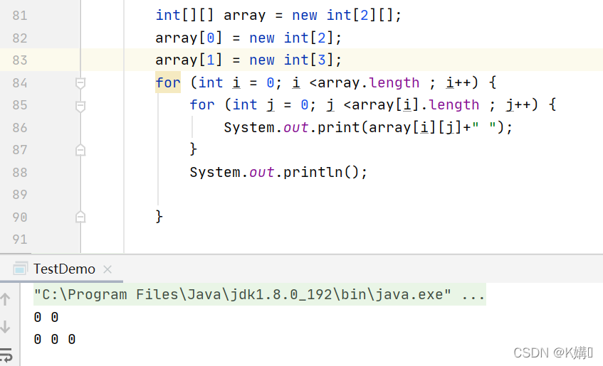 java如何打印二维数组