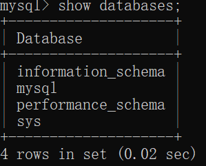 MySQL基础命令实操分析