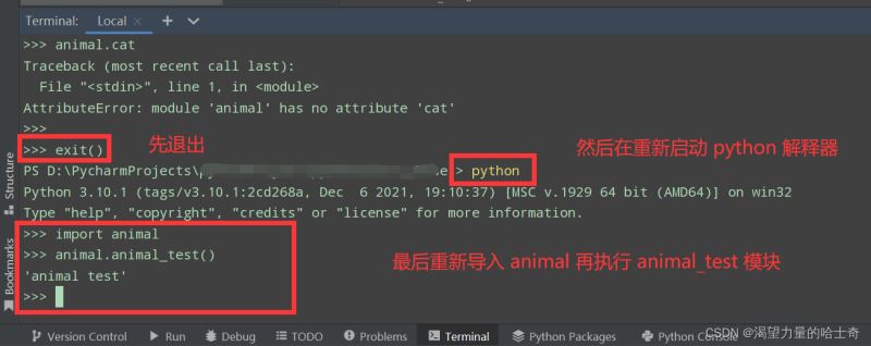 Python中包与模块的示例分析