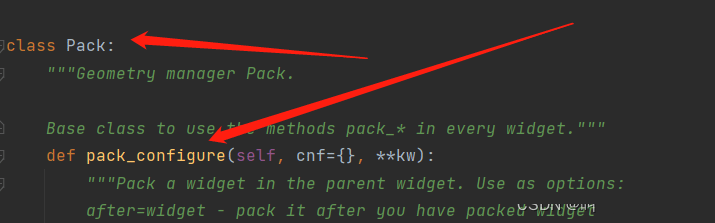 Python怎么在源码中找pack