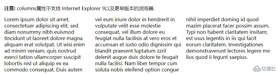 css3多列布局columns怎么用