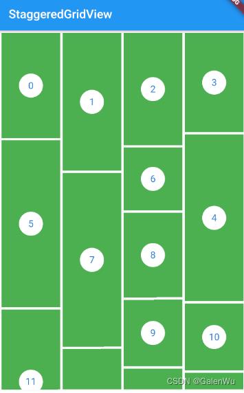 Flutter StaggeredGridView如何实现瀑布流效果