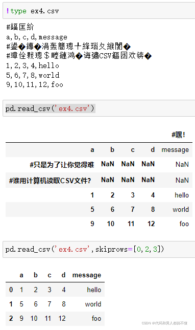 pandas如何進行數(shù)據(jù)輸入和輸出