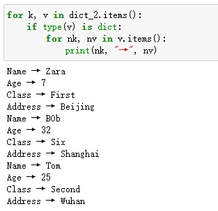 怎么利用For循环遍历Python字典