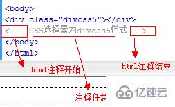 html5的注释怎么写