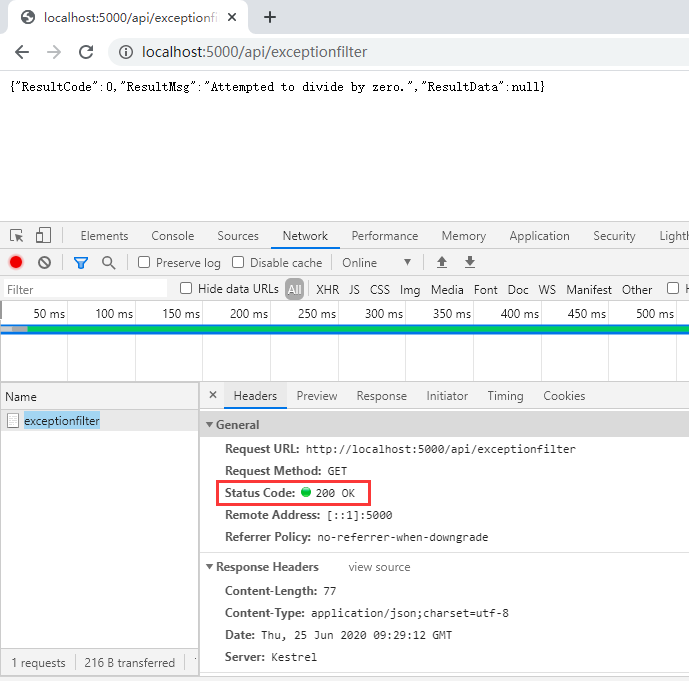 ASP.NET Core全局异常处理方法是什么