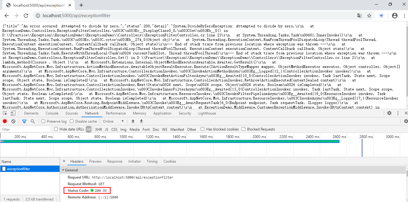 ASP.NET Core全局异常处理方法是什么