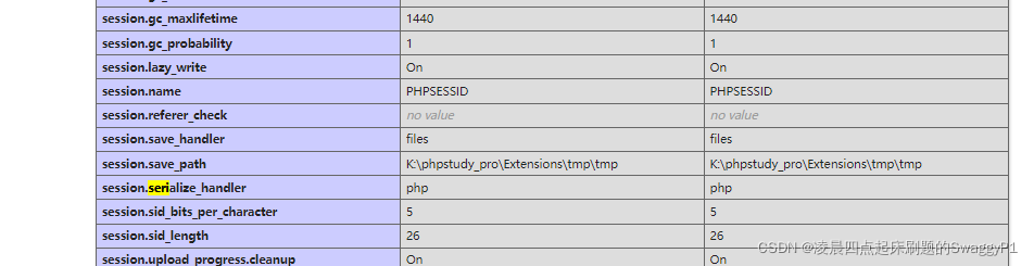 PHP中session反序列化的示例分析